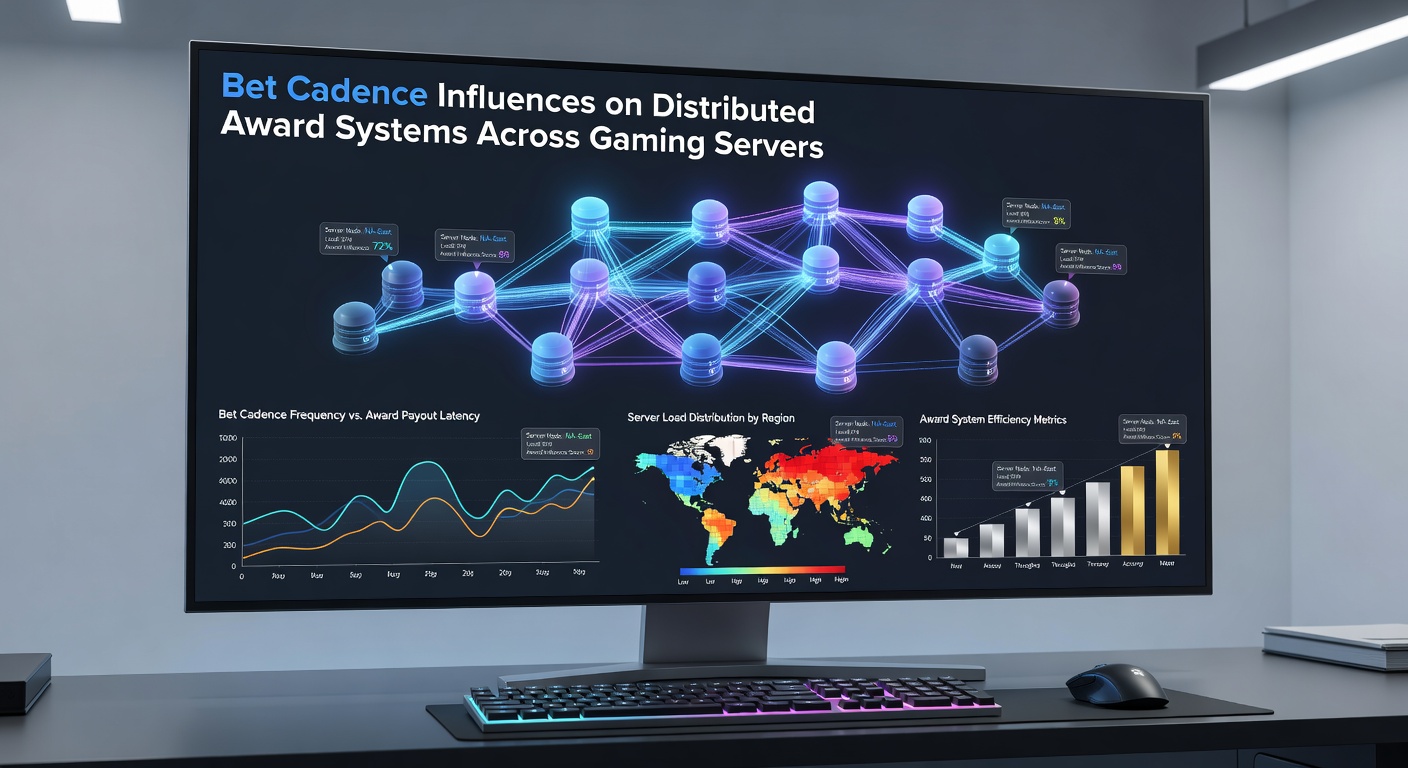 Server infrastructure mapping bet cadence flows to distributed prize allocation across gaming networks