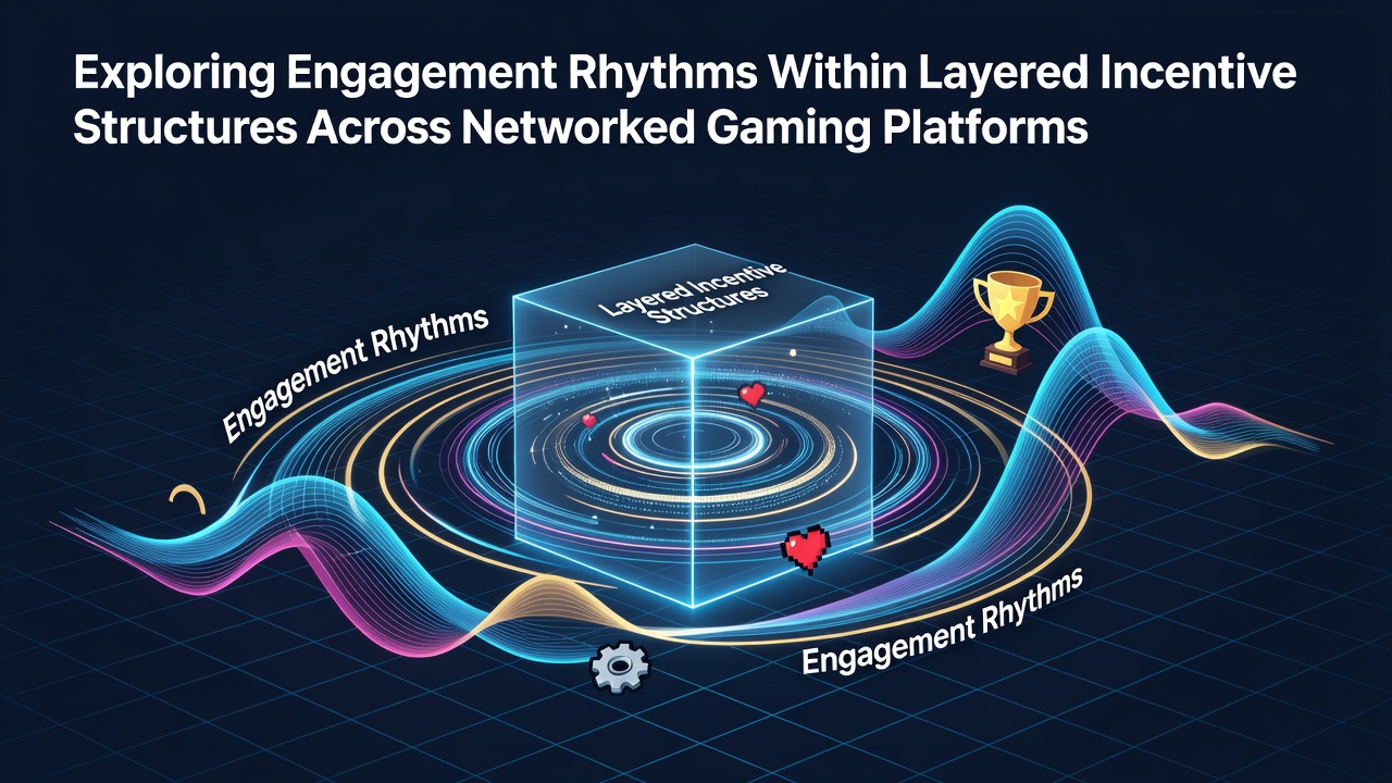 Networked gaming platforms displaying layered incentive dashboards and player engagement metrics